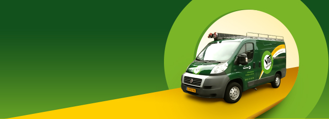 Bedrijfsbus van Vite Service